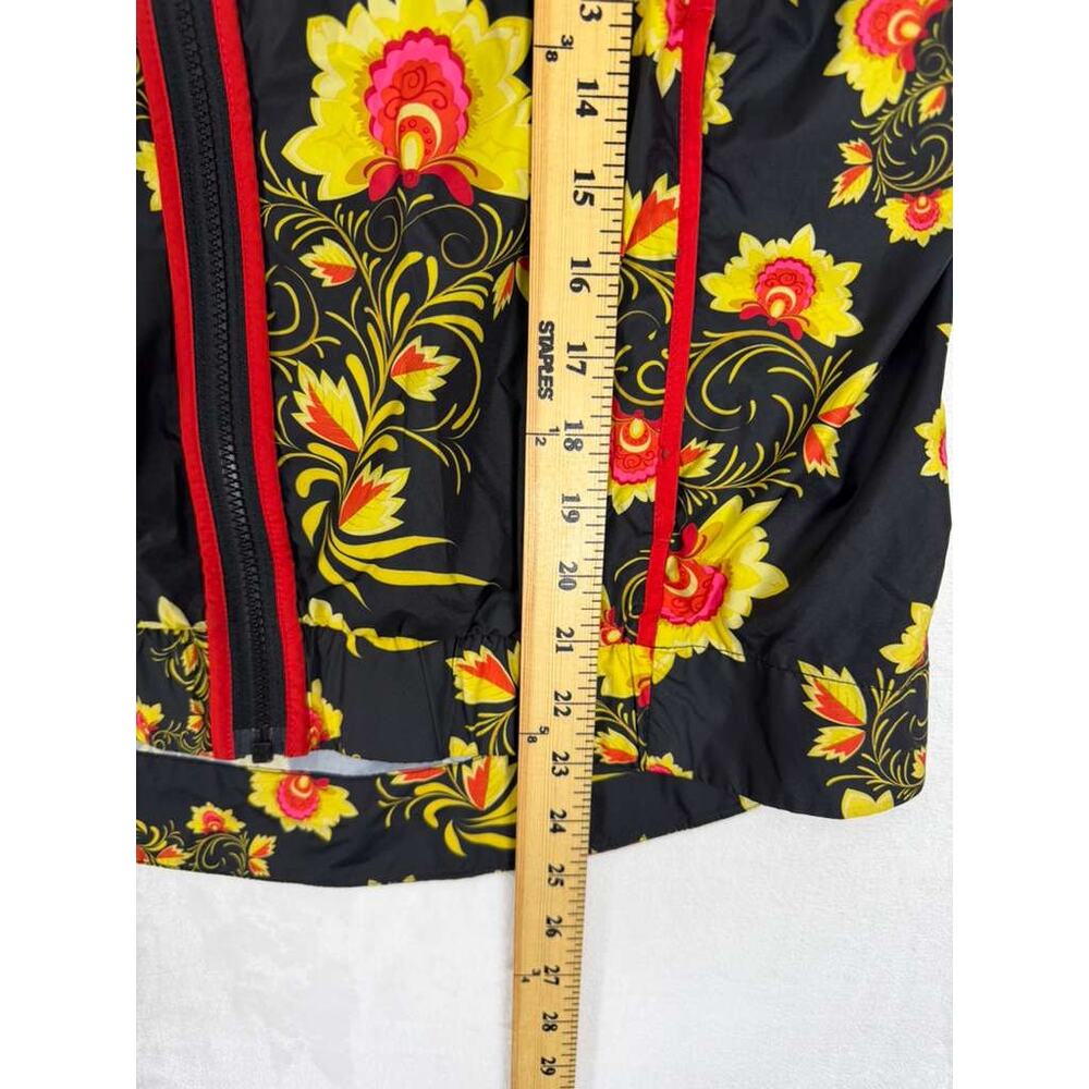 Nike Sportswear Windrunner Women's Printed Jacket Gym Casual Black/Yellow/Red M - Picture 13 of 14